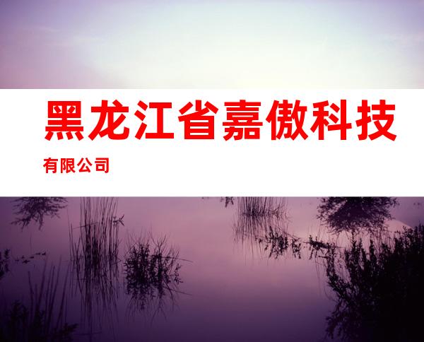 黑龙江省嘉傲科技有限公司